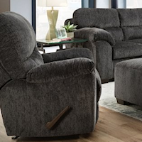 Casual Recliner with Pillow Arms