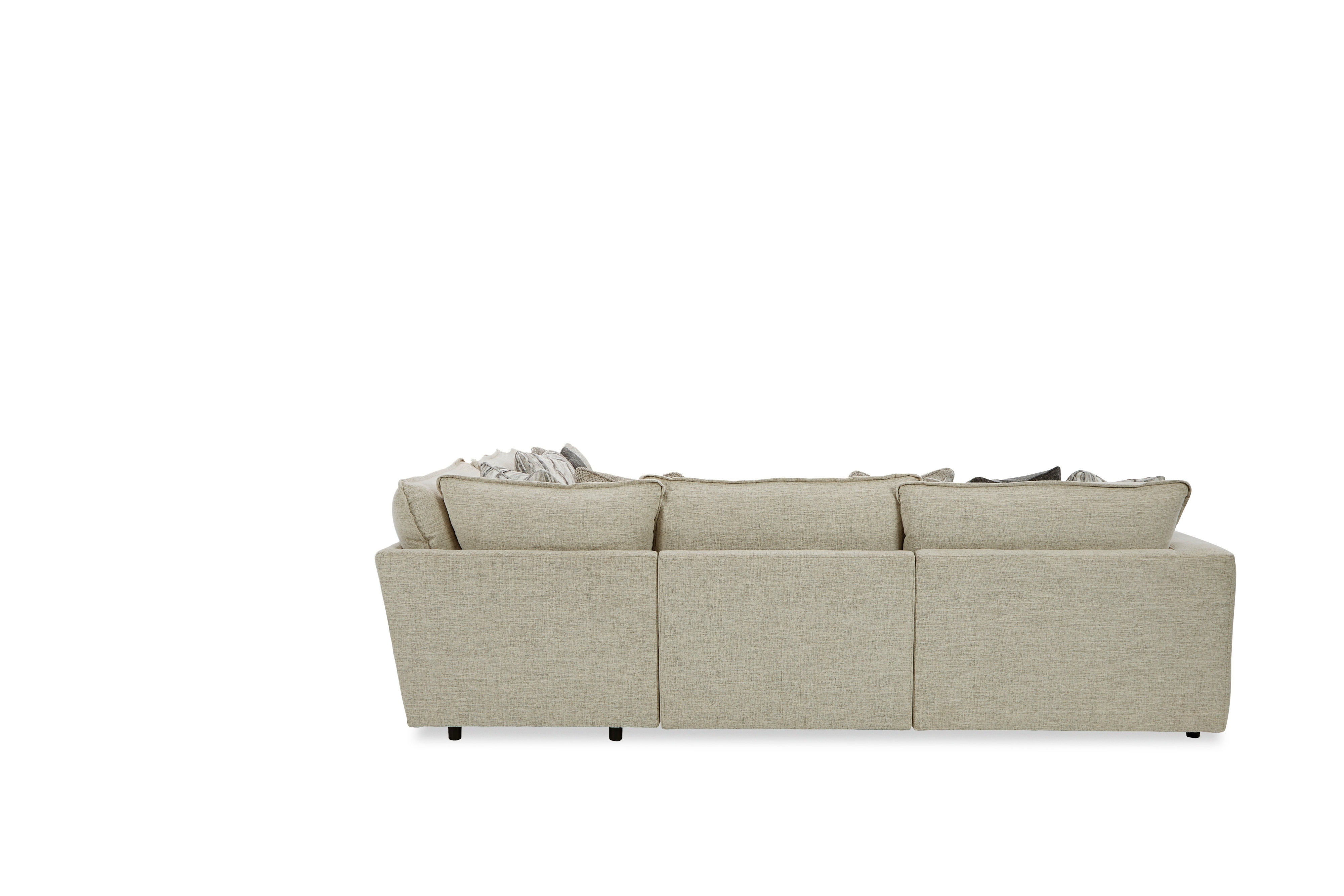 Sectional w/ One Bumper Ottoman &amp; LAF Chair