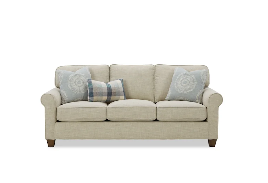 717450 3-Seat Sofa by Hickorycraft at Howell Furniture