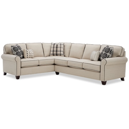 5-Seat Sectional Sofa w/ LAF Return Sofa