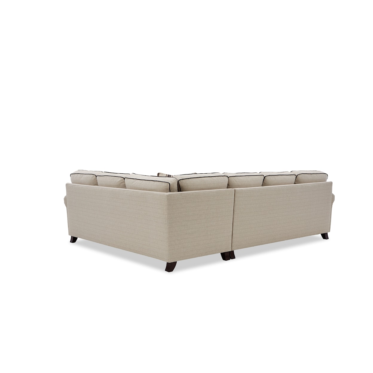 Hickorycraft 717450 5-Seat Sectional Sofa w/ RAF Return Sofa