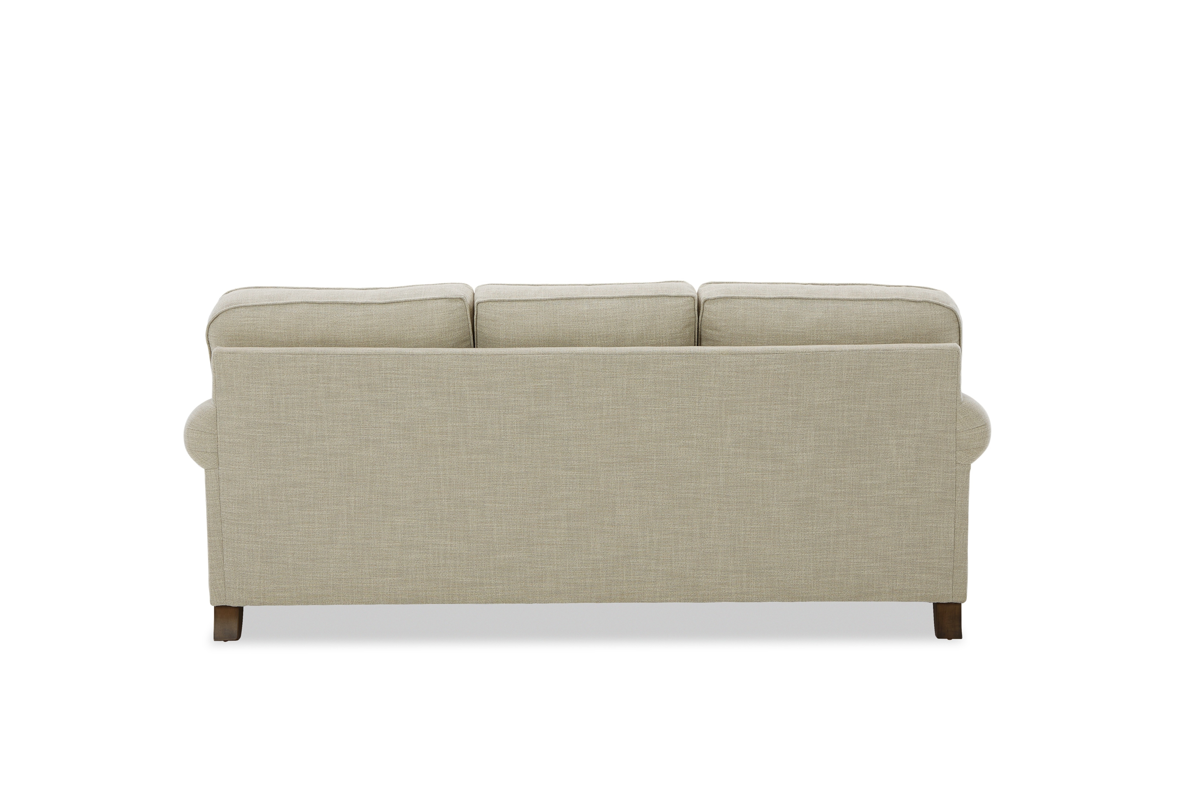Sofa with Rolled Armrests