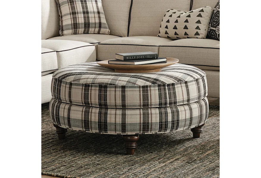 011500 Cocktail Ottoman by Craftmaster at Lindy's Furniture Company