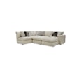 Hickory Craft 712741BD Sectional w/ Two Bumper Ottomans & RAF Chair