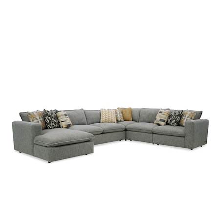 Sectional Sofa with Large Chaise