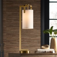 Table Lamp-Downbridge with Cylinder Shade