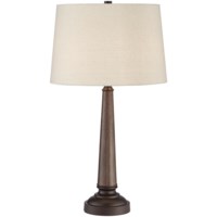 Farmhouse Metal and Wood Table Lamp