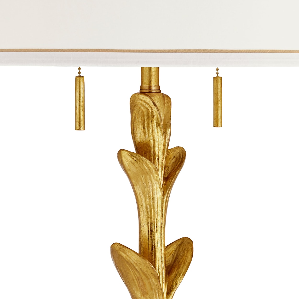 Pacific Coast Lighting Pacific Coast Lighting FL-Poly Gold Leaf Leaves and Marble