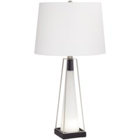 Table Lamp-Metal and Cone Glass w/Nit Elite