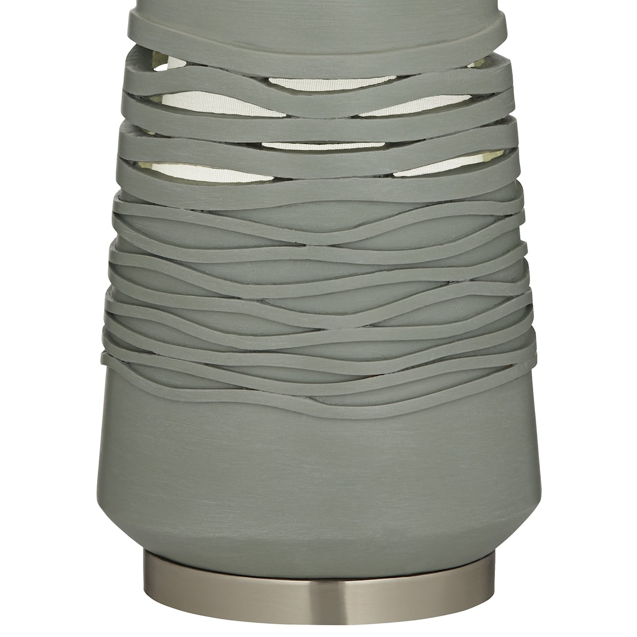 Pacific Coast Lighting Pacific Coast Lighting Tl-Poly Sage With Brushed Nickel