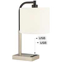 Tl-18" Metal Lamp With Usb
