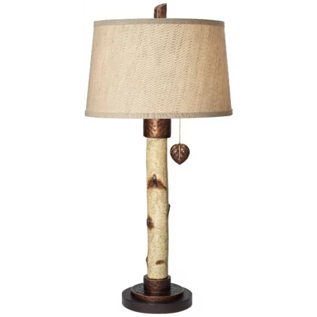 TL-Poly birch tree table lamp