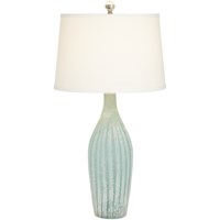 Table Lamp-Glass in light green icing