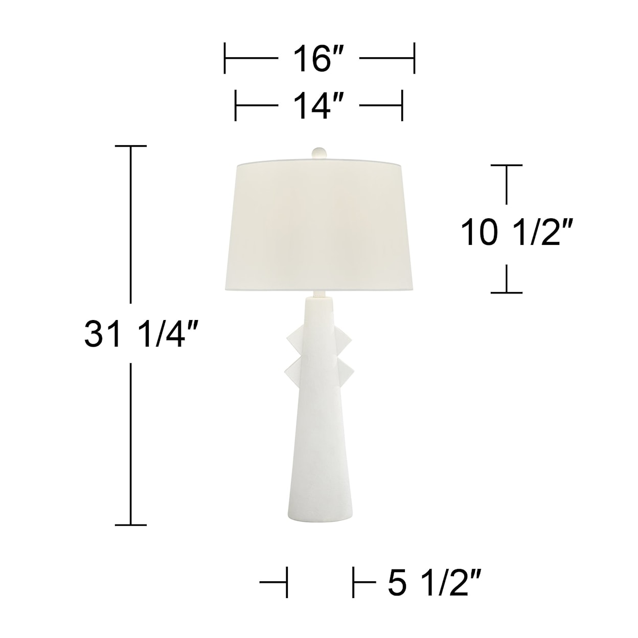 Pacific Coast Lighting Pacific Coast Lighting TL-Minimalist matte white plaster