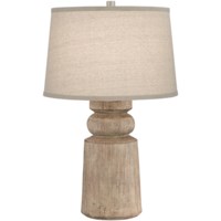 Table Lamp-Poly wood transitional