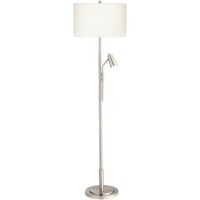 Floor Lamp-Metal lamp in brushed nickel