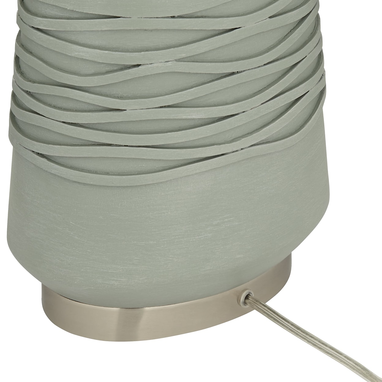 Pacific Coast Lighting Pacific Coast Lighting Tl-Poly Sage With Brushed Nickel