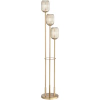 Floor Lamp-3 uplight with glass shades