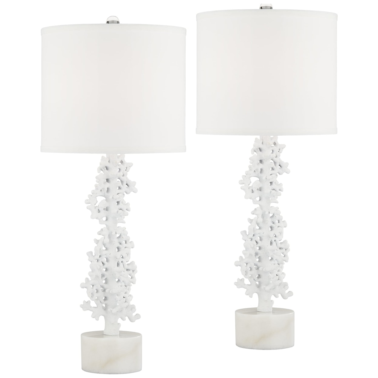 Pacific Coast Lighting Pacific Coast Lighting TL-Set of 2 double faux coral