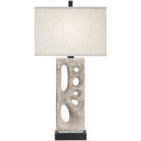 Table Lamp-Poly driftwood texture