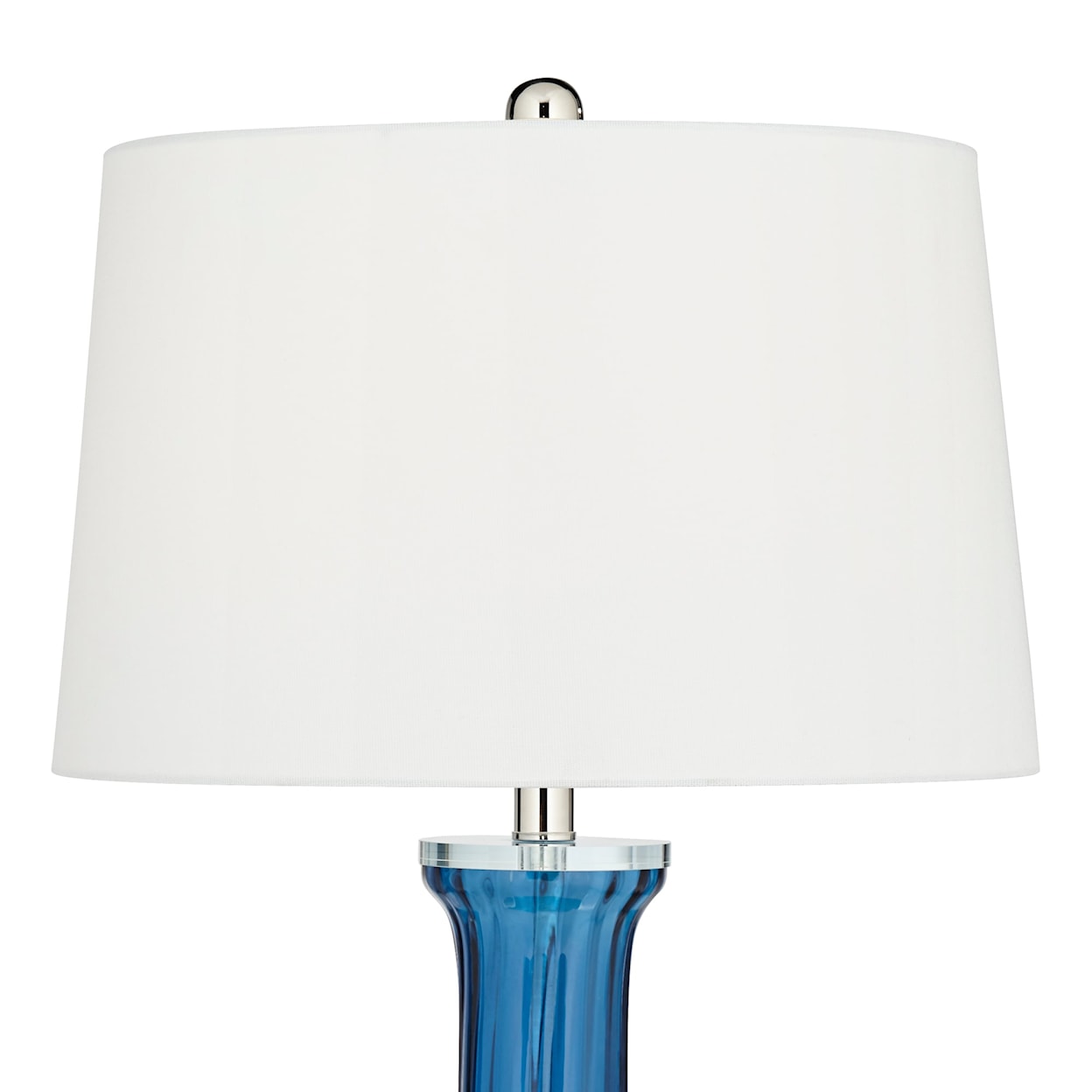 Pacific Coast Lighting Pacific Coast Lighting TL-28.27" Blue Glass Table Lamp