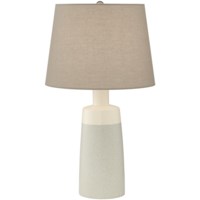 Table Lamp- Cool Grey Ceramic W Speckles