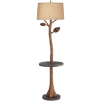 Floor Lamp-Metal and poly pinecone lamp