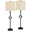 Pacific Coast Lighting Pacific Coast Lighting TL-Set of 2 metal with diamond shape