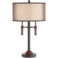 Table Lamp-Modern lodge with 2 lights