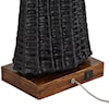 Pacific Coast Lighting Pacific Coast Lighting Tl-Poly Pleated Sculpture Black Finish