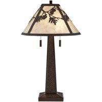 Table Lamp-Poly with mica shade