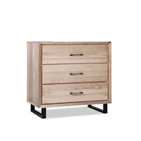 Transitional 3-Drawer Bachelors Chest with Soft-Close Drawers