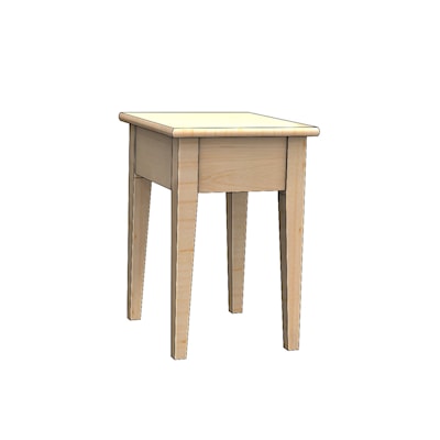 Durham Solid Accents 16 x 20" Small End Table