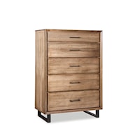 Transitional 5-Drawer Chest with Soft-Close Drawers