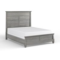 Contemporary King Panel Bed