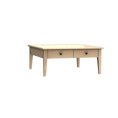 Durham Solid Accents Square Cocktail Table