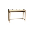 Durham Solid Accents Console Table w/Metal Rail