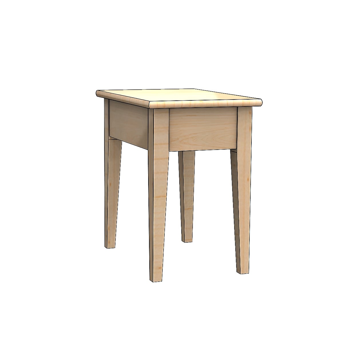 Durham Solid Accents 16 x 24" End Table