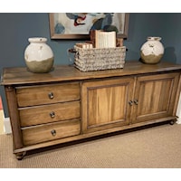 Traditional Credenza with Soft-Close Drawers