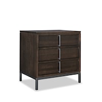 Contemporary Nightstand with Drawers