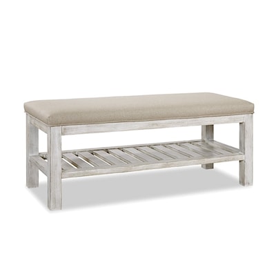 Durham Solid Accents Upholstered Bed Bench