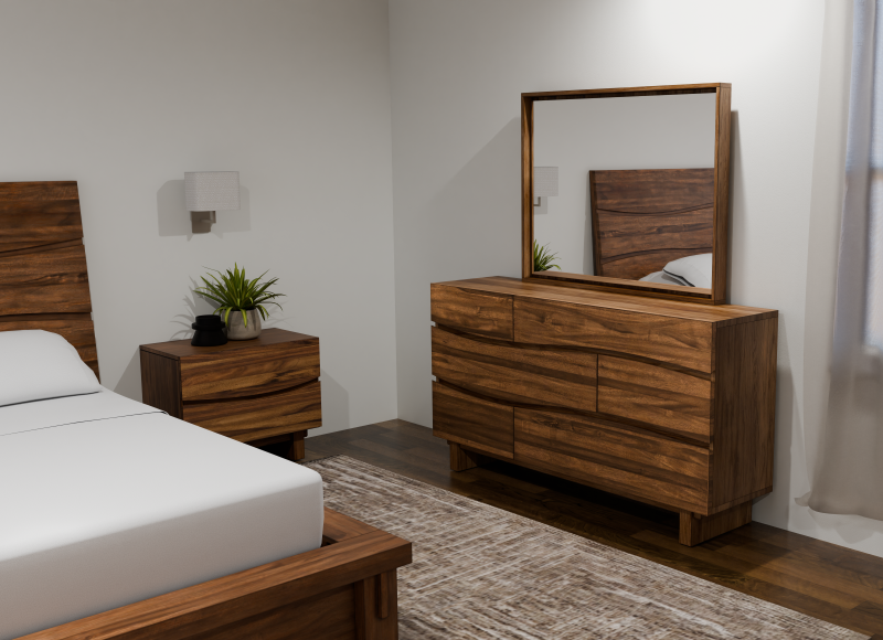 Modus Furniture Ocean OCE580502 2 Drawer Nightstand | HomeWorld