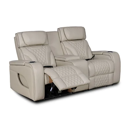 Power Loveseat with Console