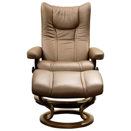 Small Stressless Chair &amp; Ottoman