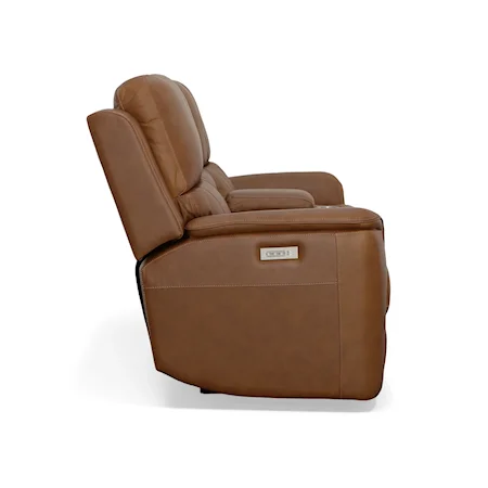 Power Reclining Loveseat with Console