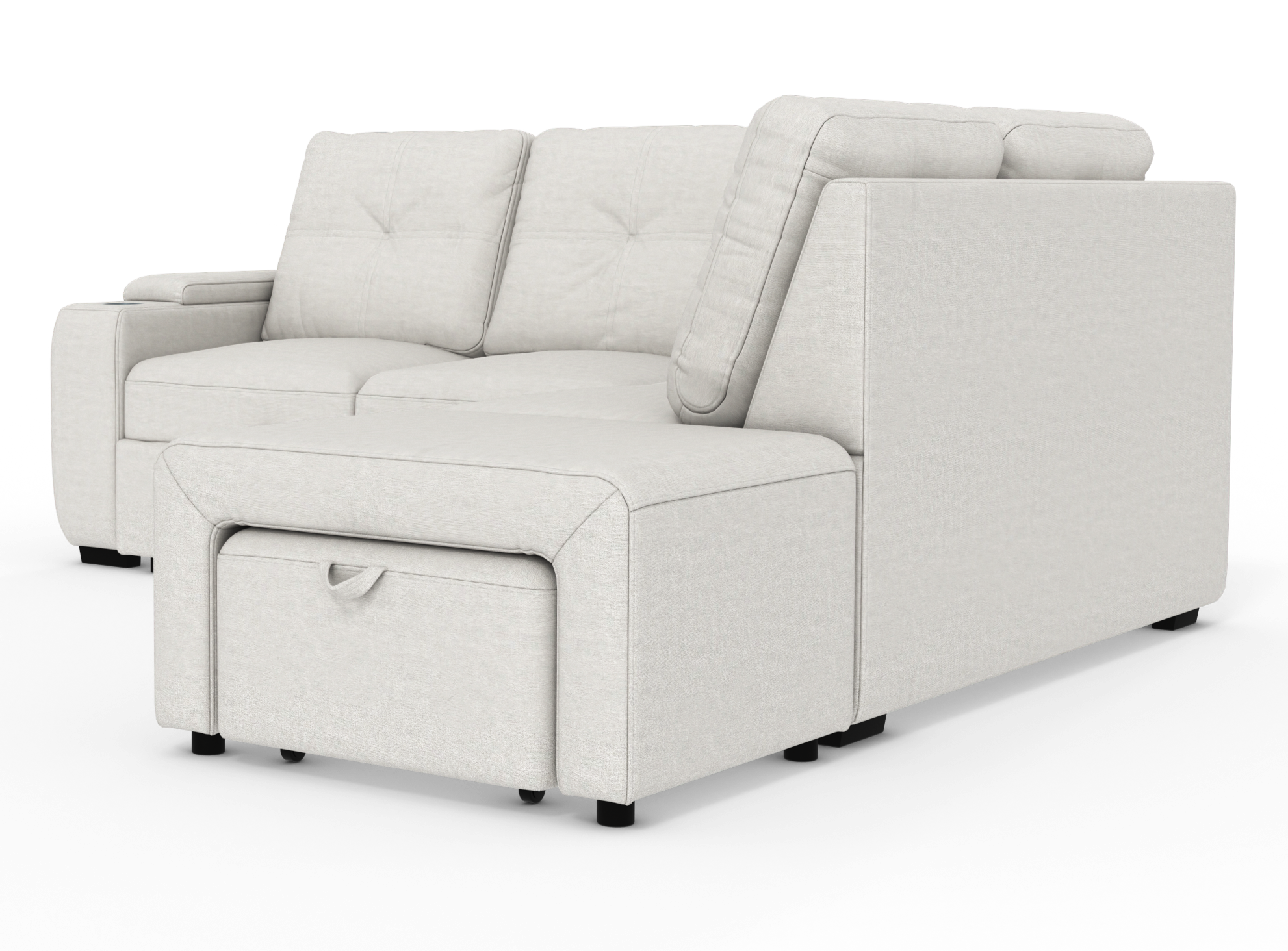 Amalfi Home Furniture Vantage 9170-VAN-3PC-LAF-SEC Pullout