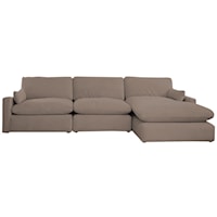 3-Piece Sectional Sofa Chaise