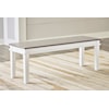 Signature Design by Ashley Nollicott 6-Piece Dining Table Set with Bench