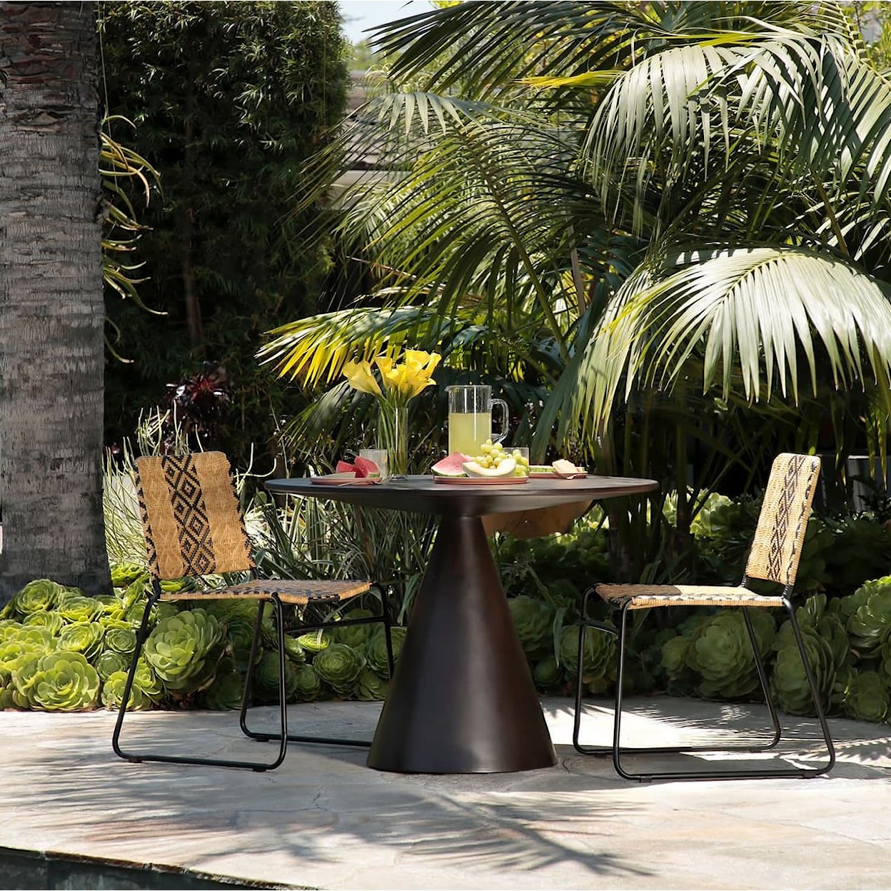 Dovetail Furniture Florina Outdoor Dining Table 
