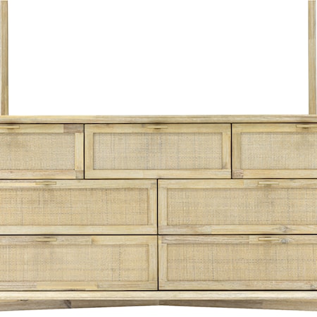 7 Drawer Double Dresser